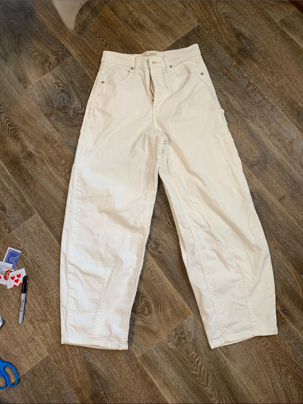 Universal Thread Cream Boyfriend Jeans - High Rise Relaxed Fit